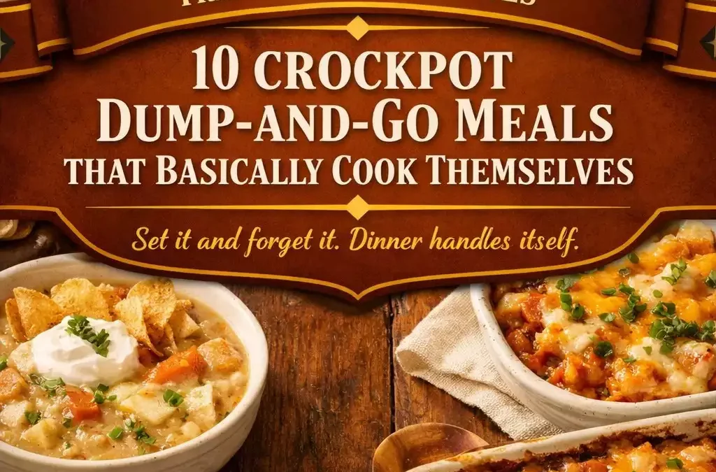 10 Crockpot Dump-and-Go Meals That Basically Cook Themselves