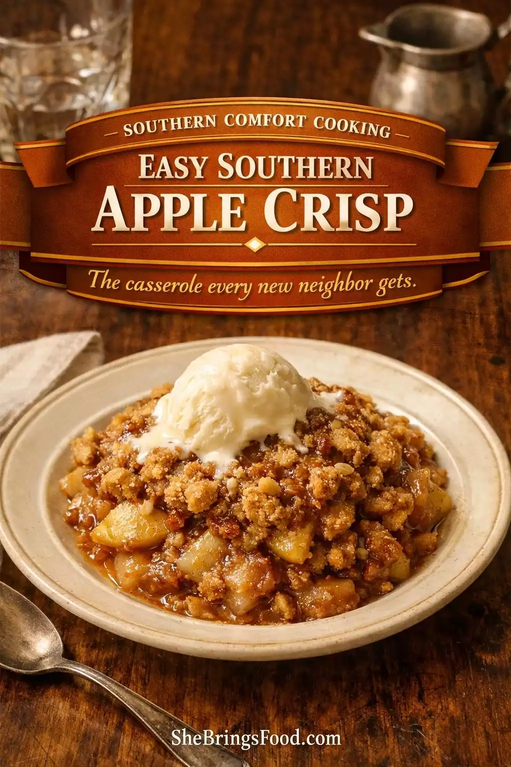 Easy Southern Apple Crisp