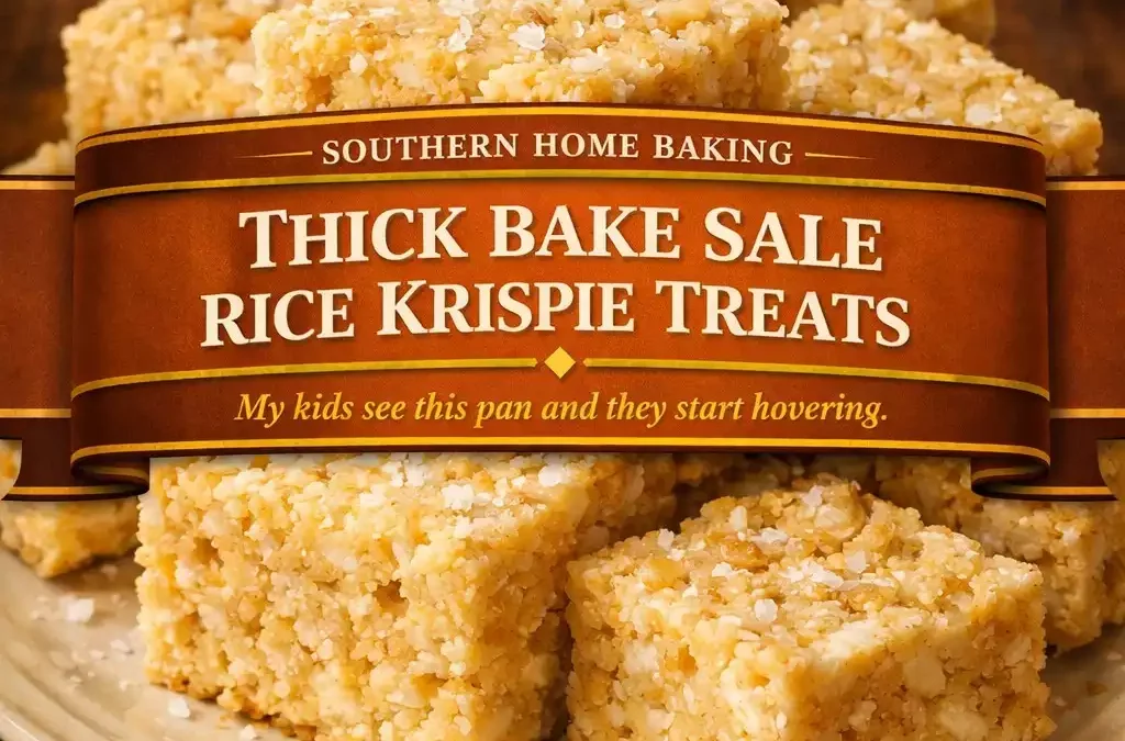 Thick Bake Sale Rice Krispie Treats
