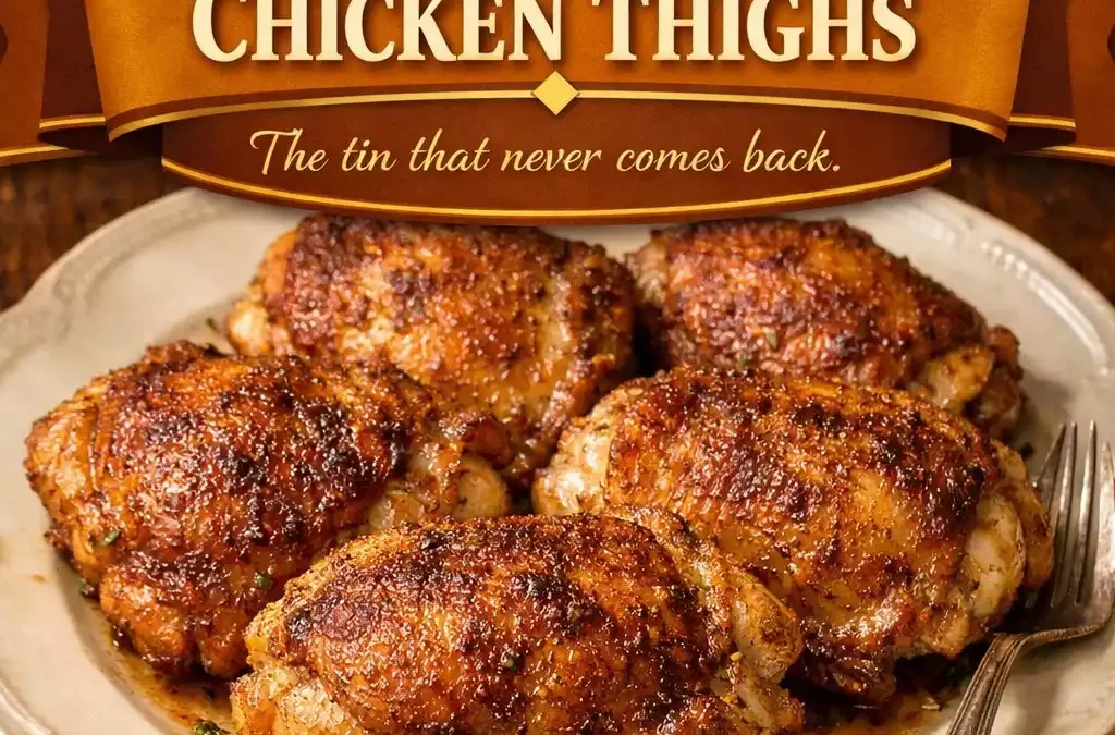 Crispy Baked Chicken Thighs
