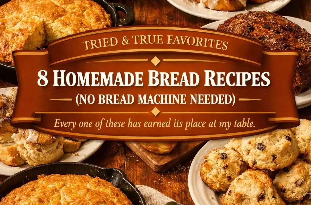 8 Homemade Bread Recipes (No Bread Machine Needed)
