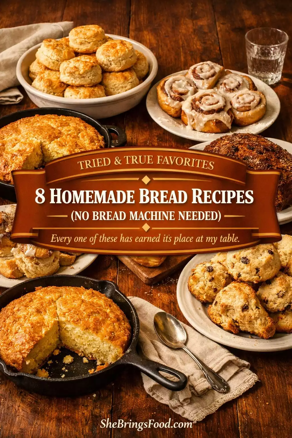 8 Homemade Bread Recipes (No Bread Machine Needed)