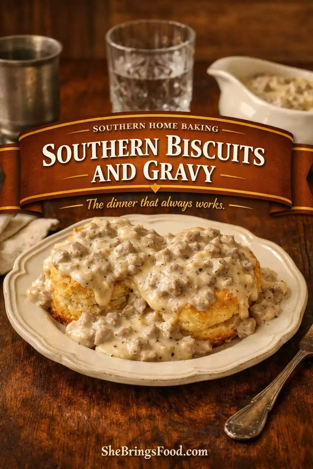 Southern Biscuits and Gravy
