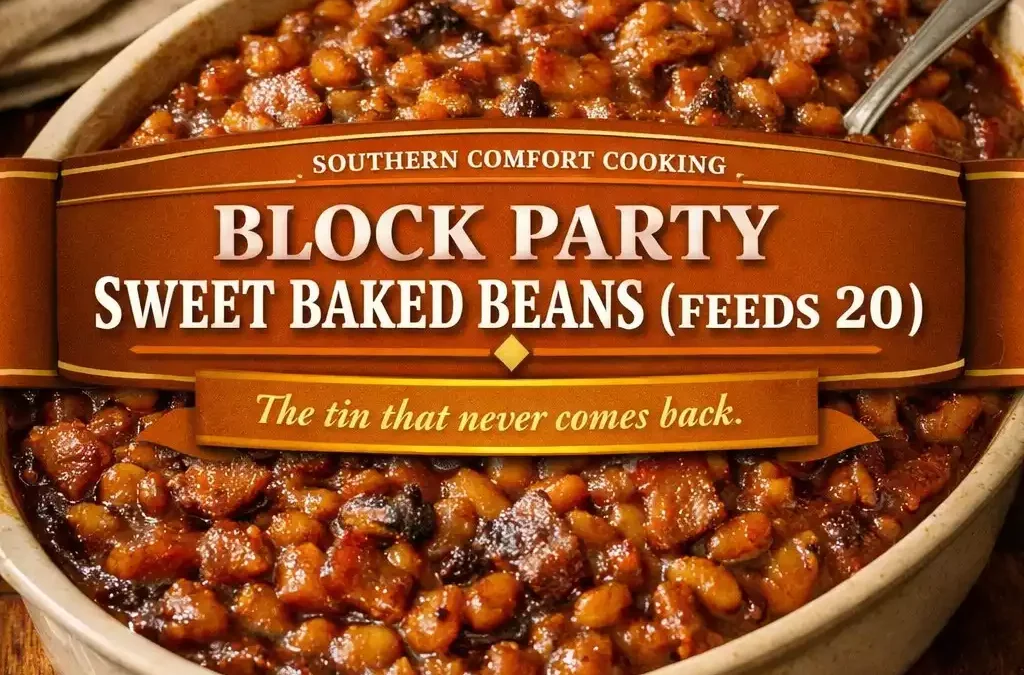 Block Party Sweet Baked Beans (Feeds 20)