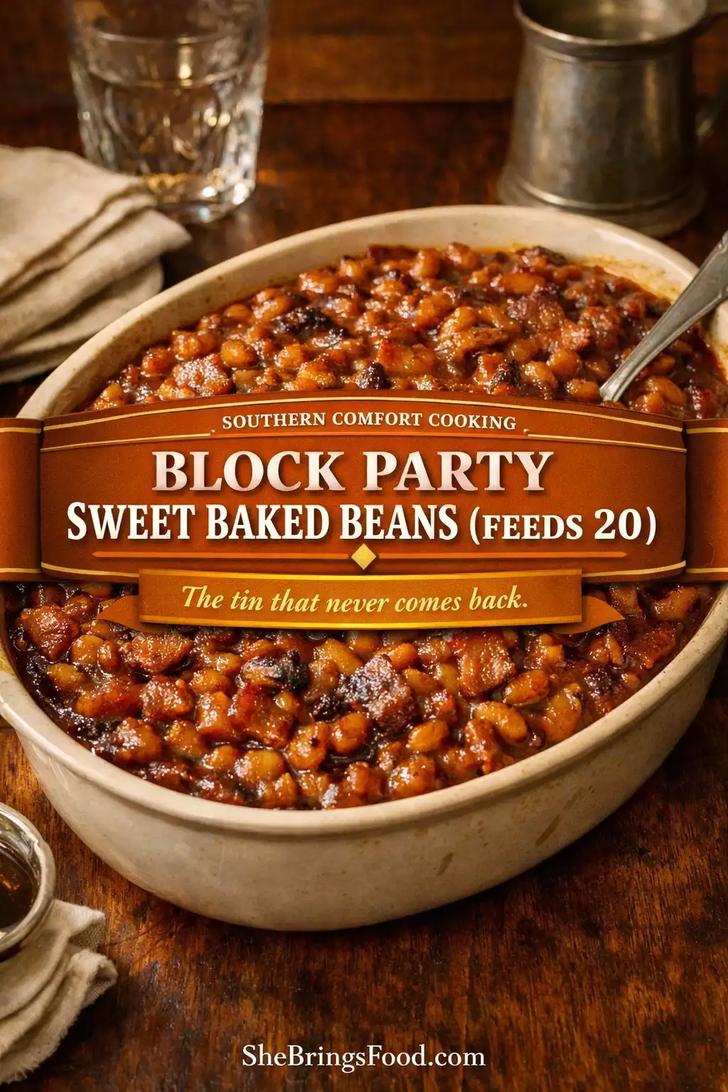 Block Party Sweet Baked Beans (Feeds 20)
