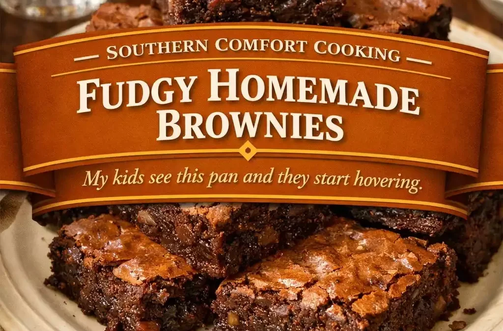 Fudgy Homemade Brownies