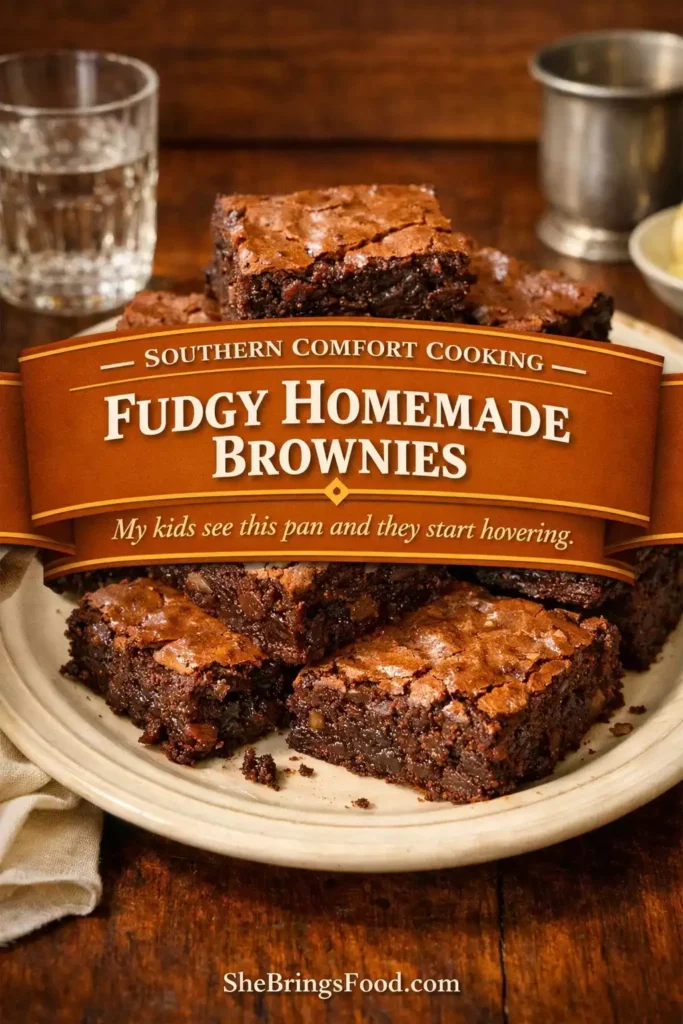 Fudgy Homemade Brownies