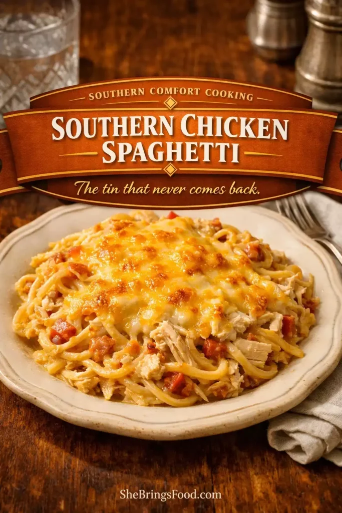 Southern Chicken Spaghetti