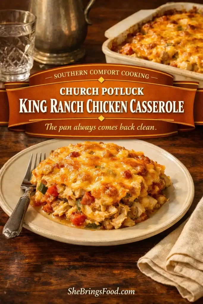 Church Potluck King Ranch Chicken Casserole