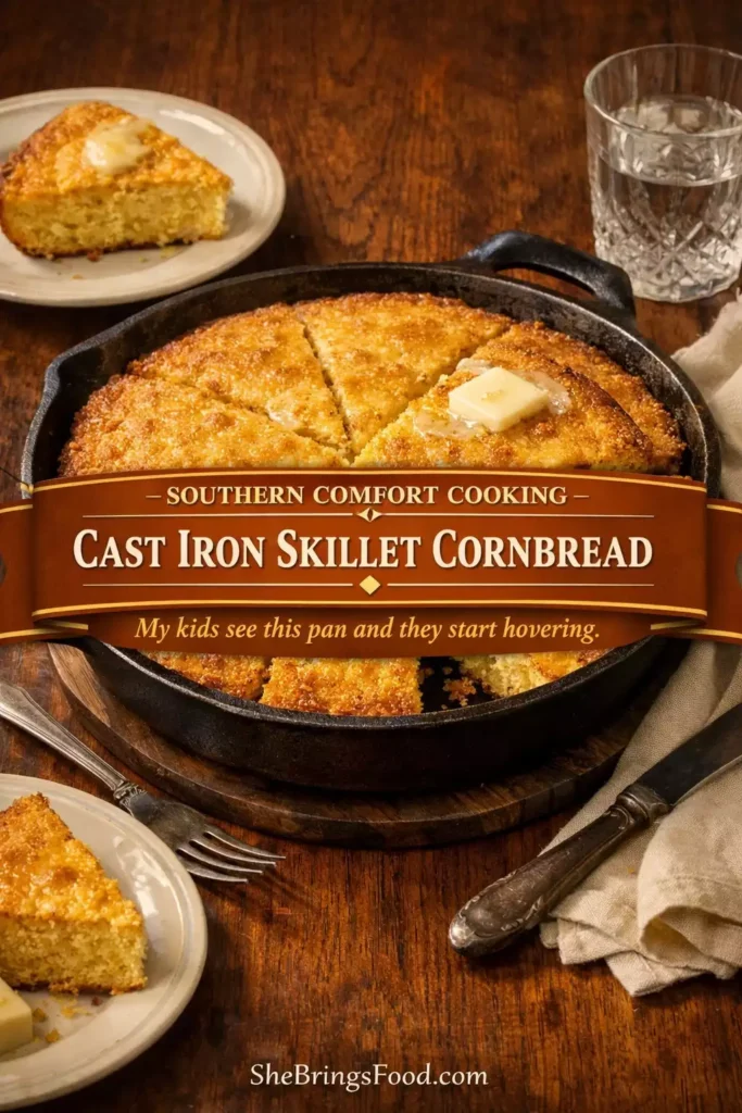 Cast Iron Skillet Cornbread