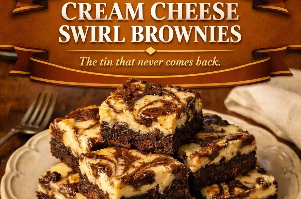 Cream Cheese Swirl Brownies