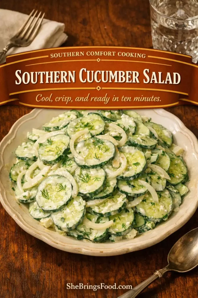 Southern Cucumber Salad