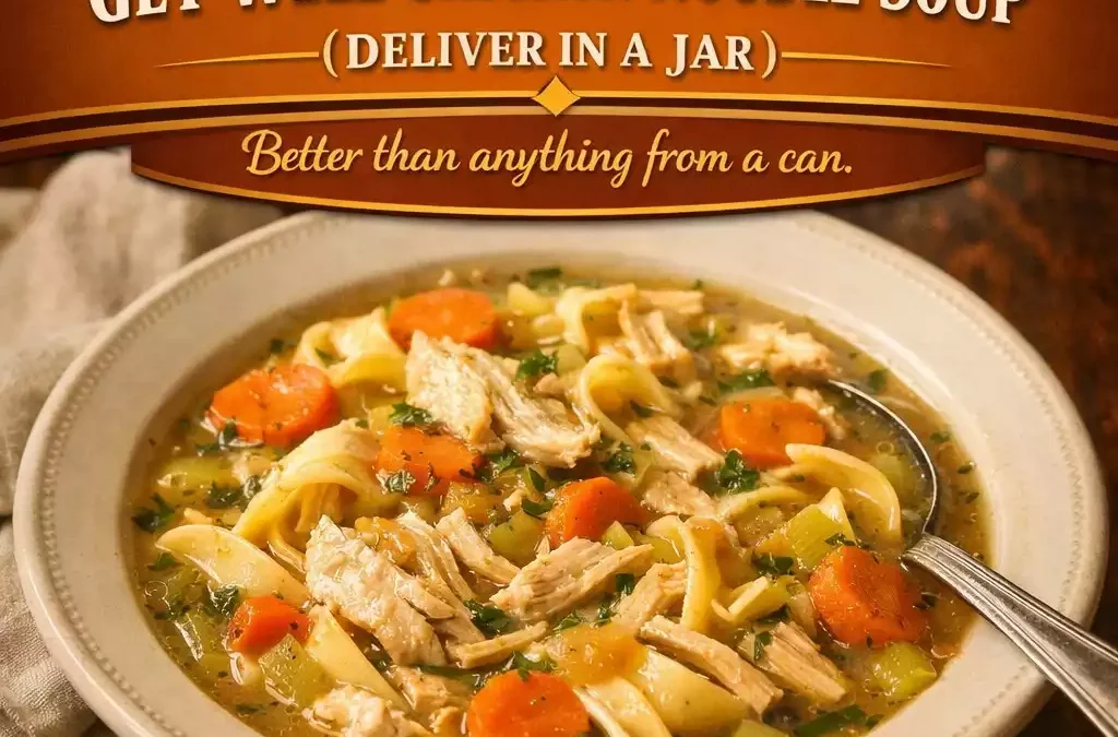 Get Well Chicken Noodle Soup (Deliver in a Jar)