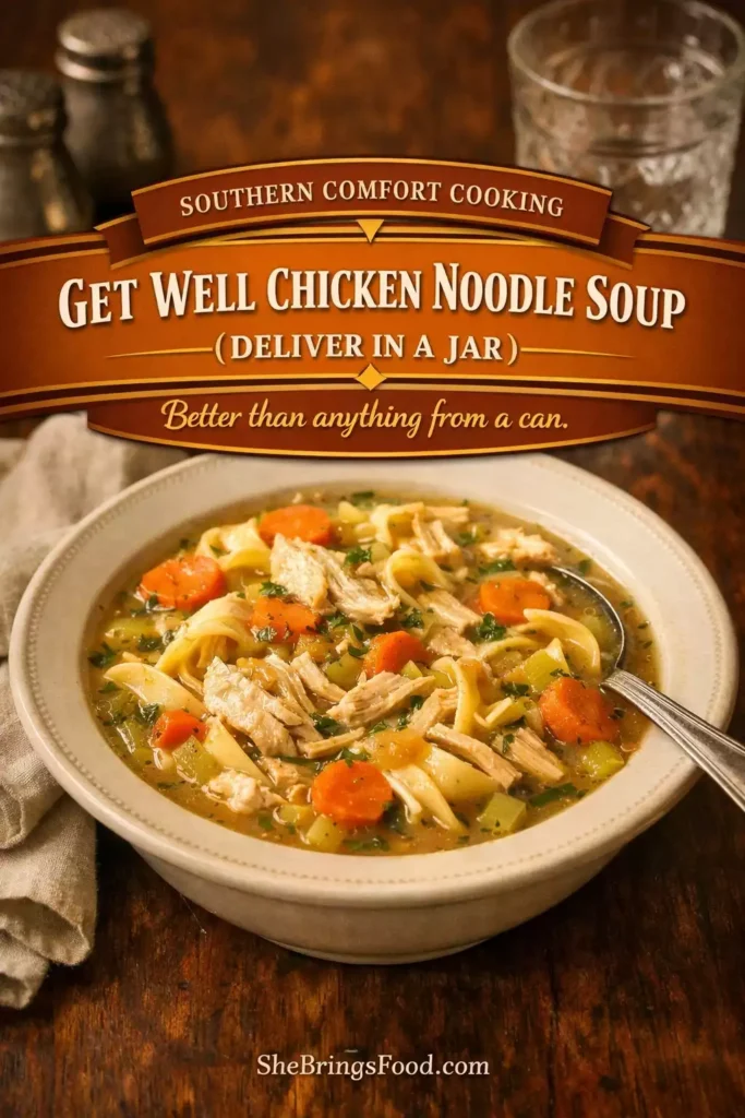 Get Well Chicken Noodle Soup (Deliver in a Jar)