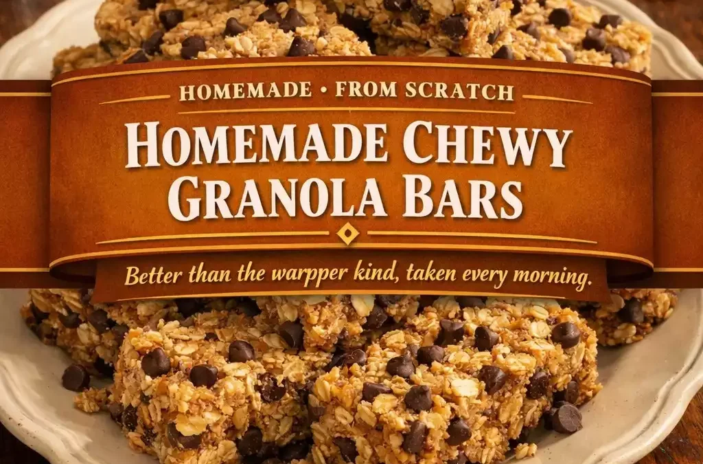 Homemade Chewy Granola Bars