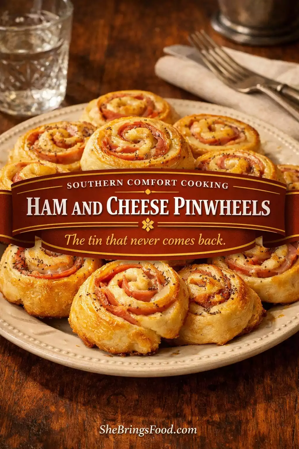 Ham and Cheese Pinwheels