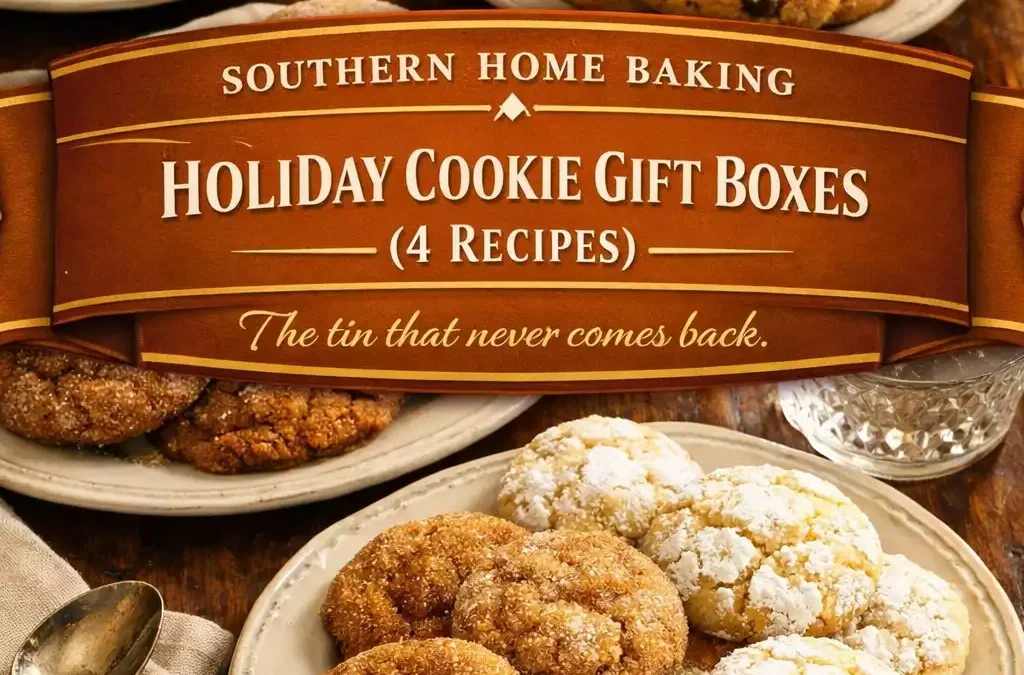 Holiday Cookie Gift Boxes (4 Recipes)