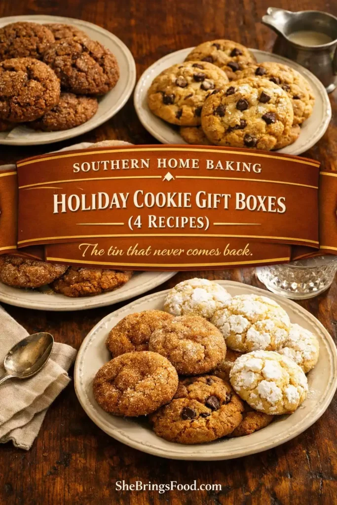 Holiday Cookie Gift Boxes (4 Recipes)