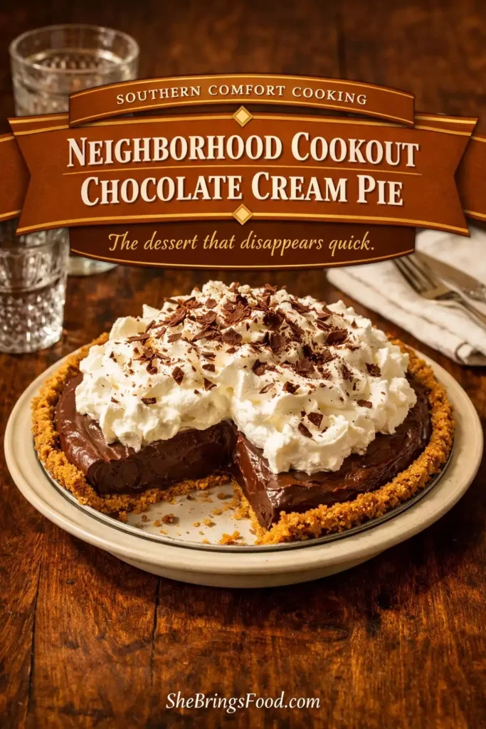 Neighborhood Cookout Chocolate Cream Pie