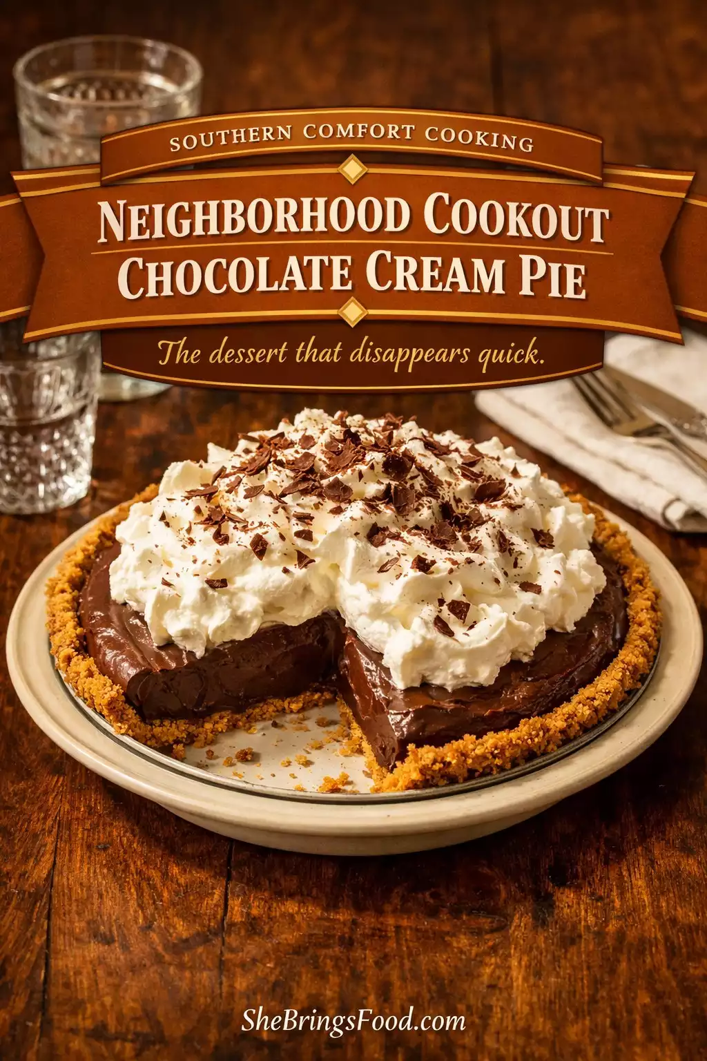 Neighborhood Cookout Chocolate Cream Pie