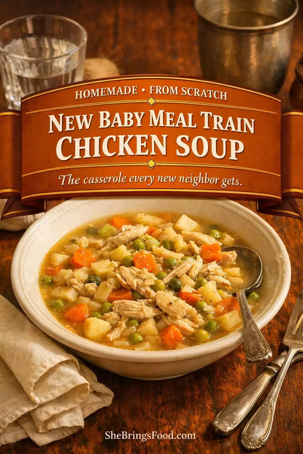 New Baby Meal Train Chicken Soup