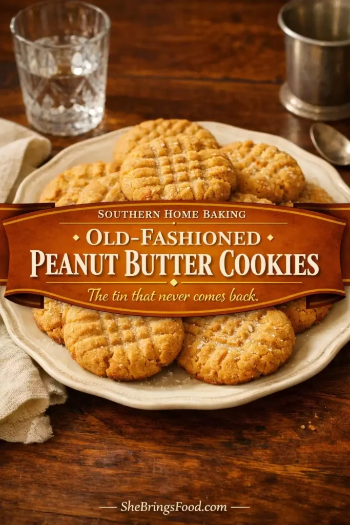 Old-Fashioned Peanut Butter Cookies