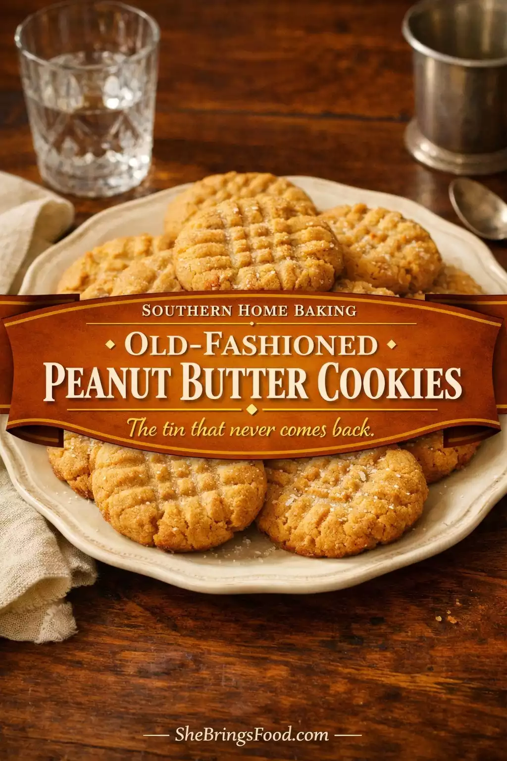 Old-Fashioned Peanut Butter Cookies