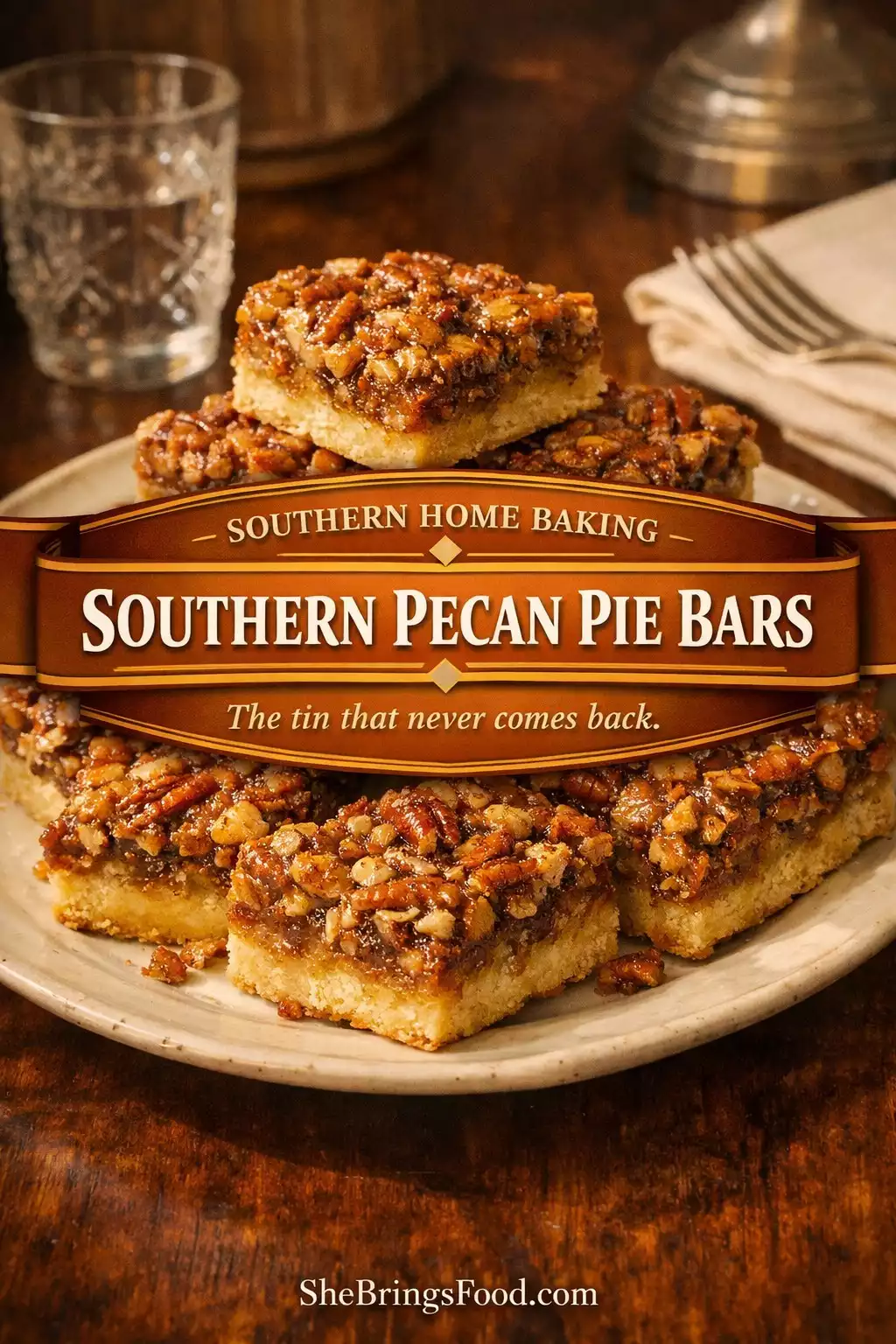 Southern Pecan Pie Bars