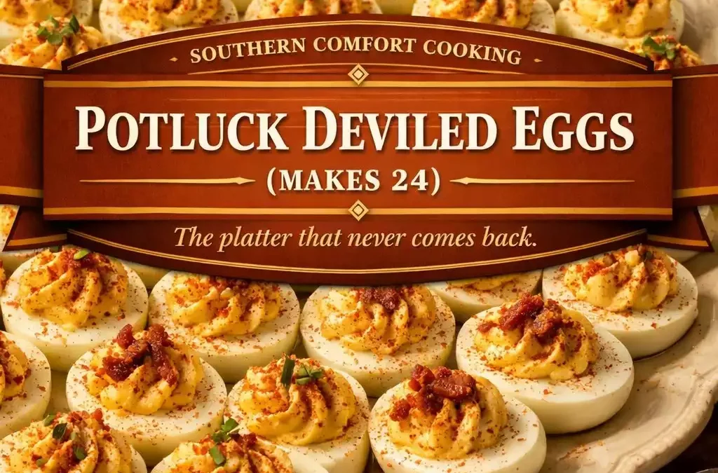 Potluck Deviled Eggs (Makes 24)