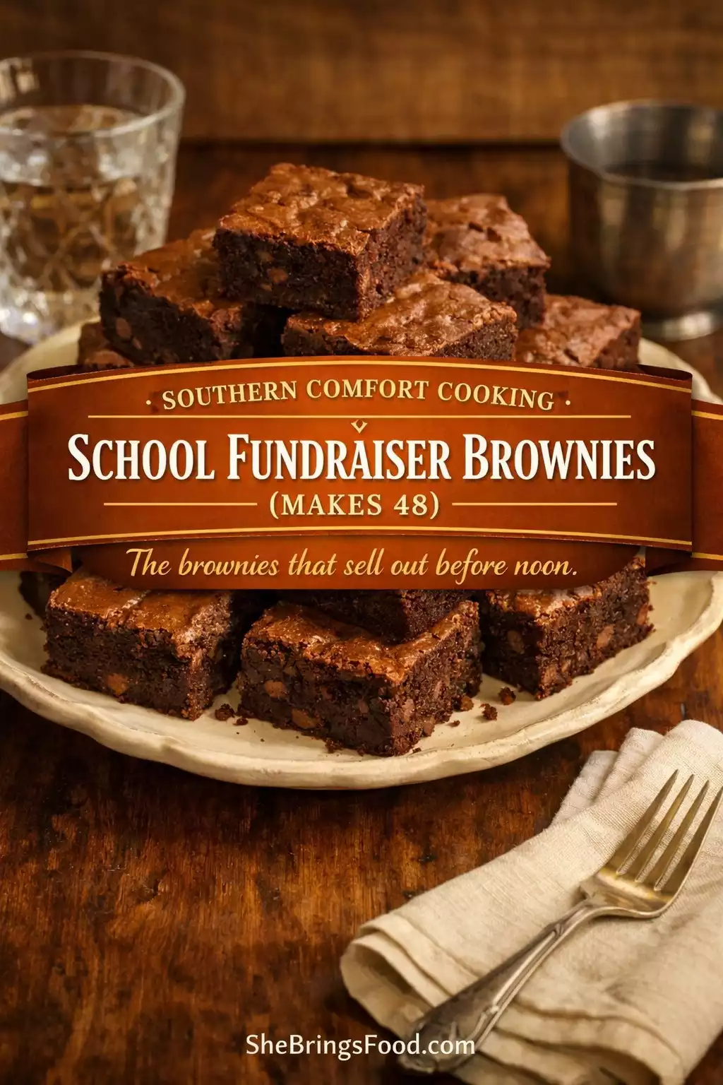 School Fundraiser Brownies (Makes 48)