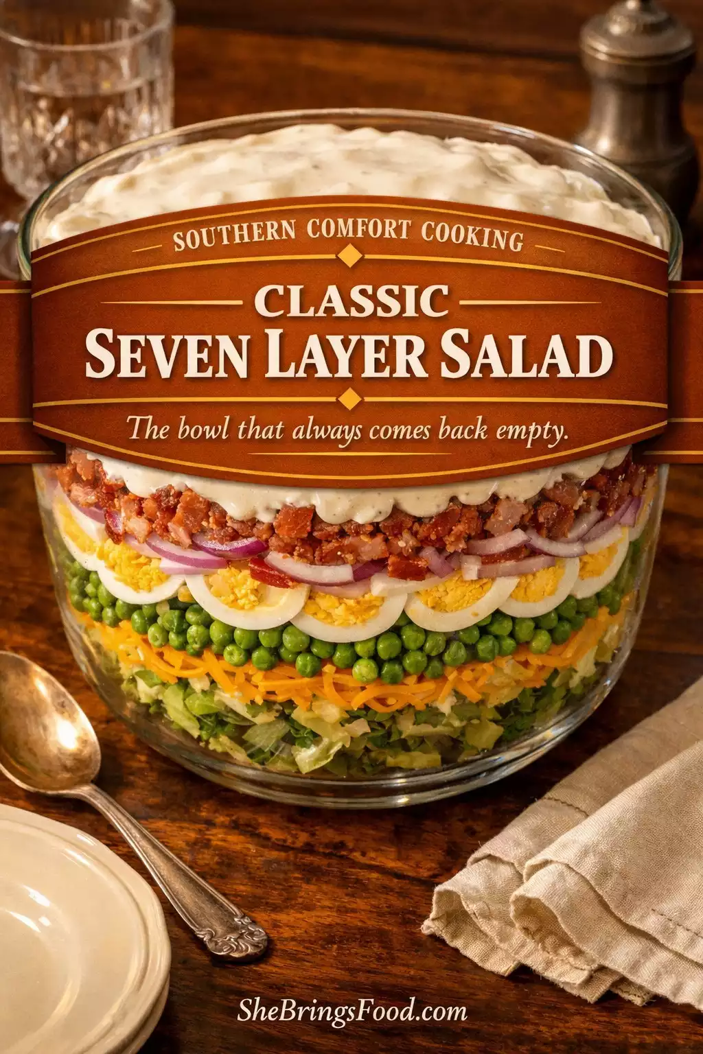 Classic Seven Layer Salad