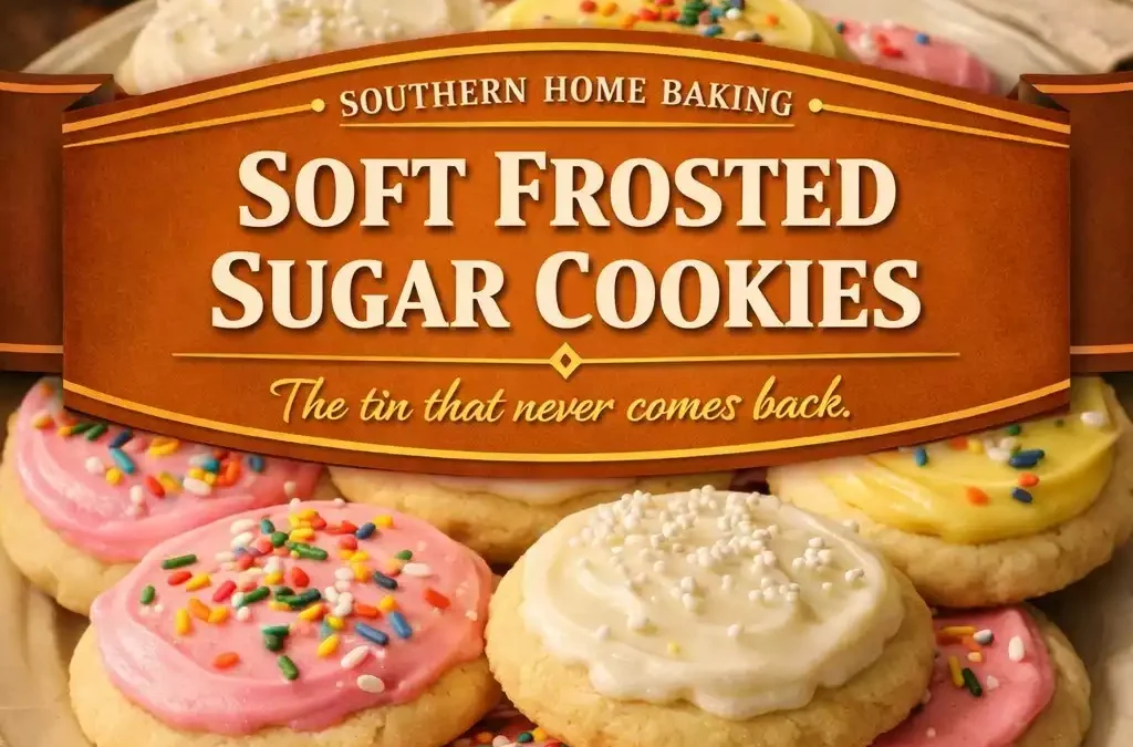 Soft Frosted Sugar Cookies