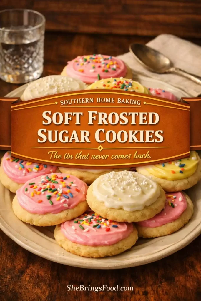 Soft Frosted Sugar Cookies