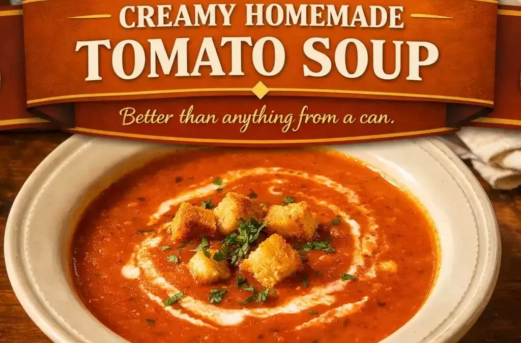 Creamy Homemade Tomato Soup