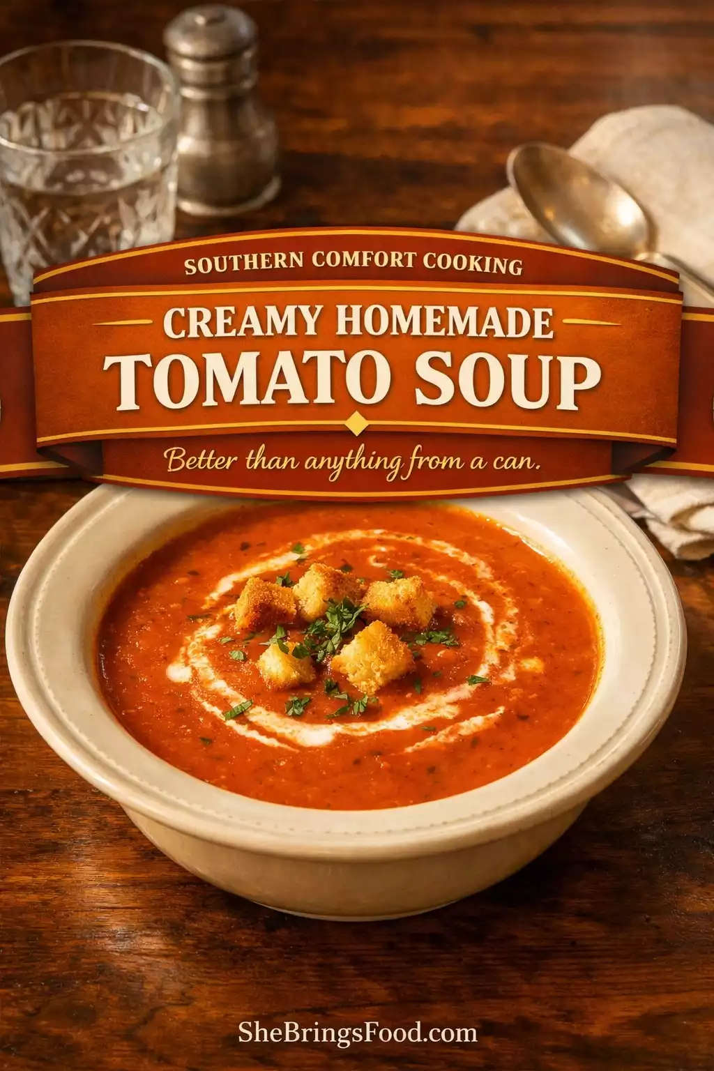 Creamy Homemade Tomato Soup