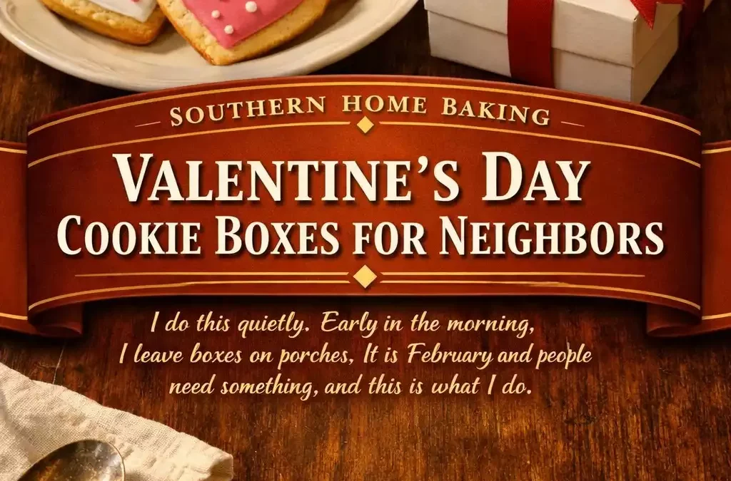 Valentine’s Day Cookie Boxes for Neighbors