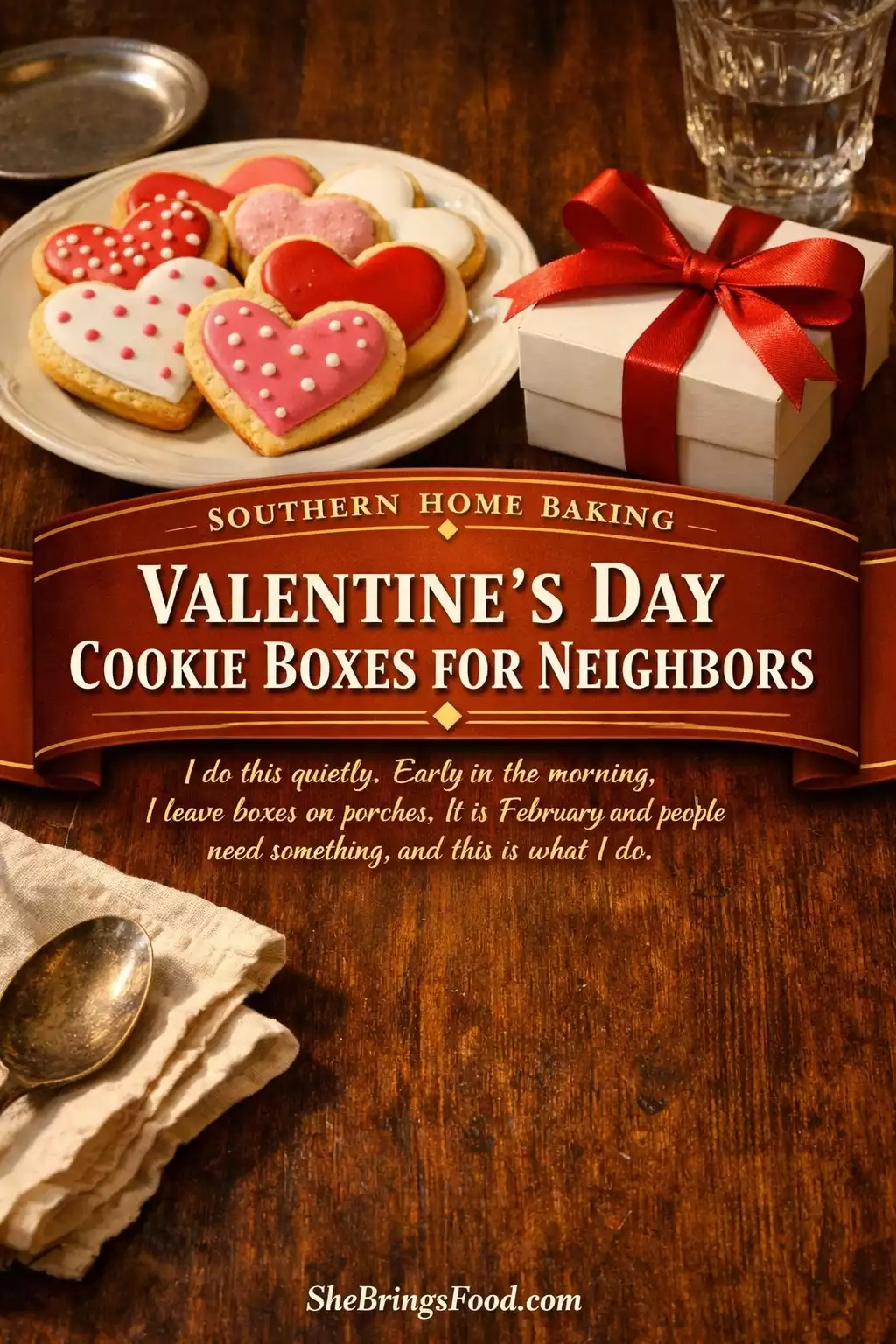 Valentine’s Day Cookie Boxes for Neighbors