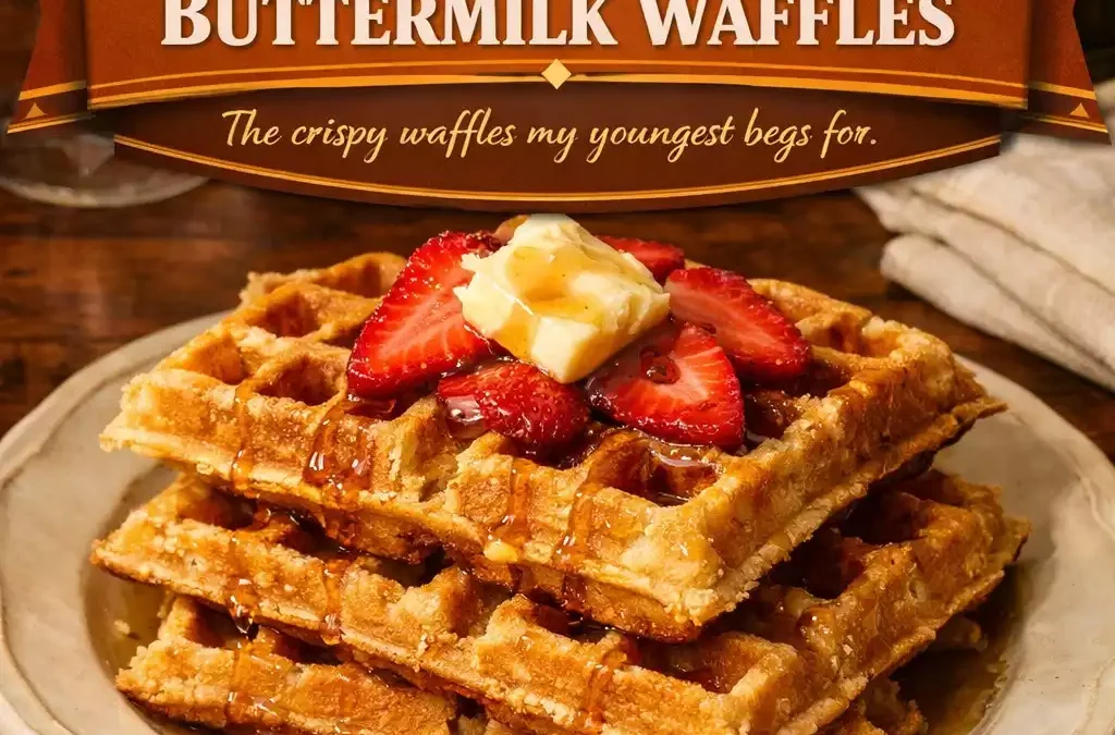 Crispy Southern Buttermilk Waffles