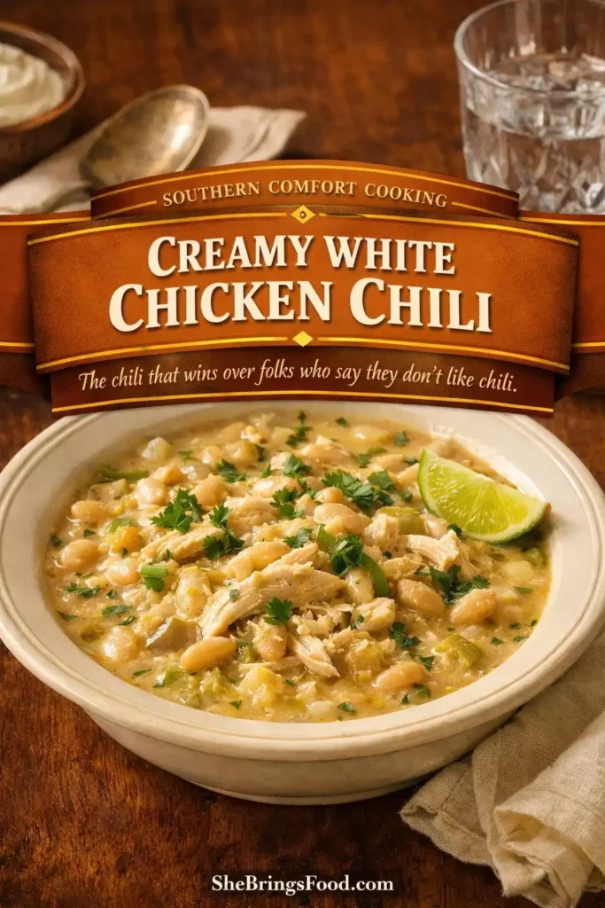 Creamy White Chicken Chili